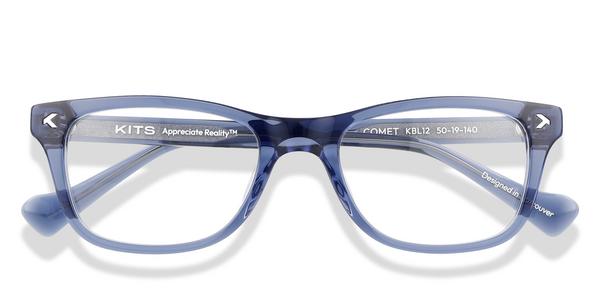 KITS Comet - Navy, Acetate, Rectangle frame