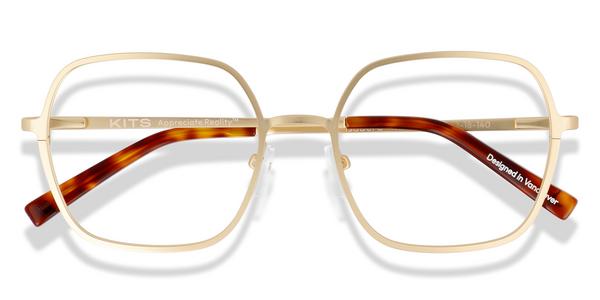 KITS Isadora - Matte Gold, Metal, Rectangle frame