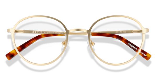 KITS Ira - Matte Gold, Metal, Round frame