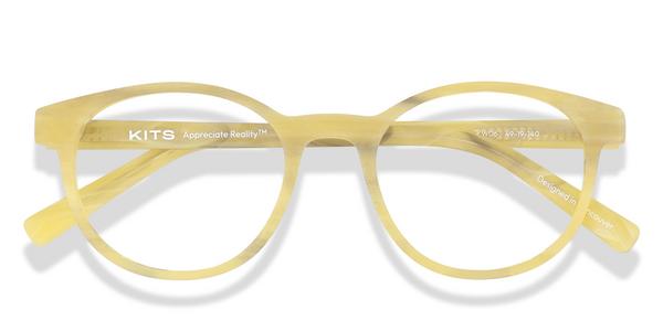 KITS Blythe - Matte Off White, Acetate, Round frame