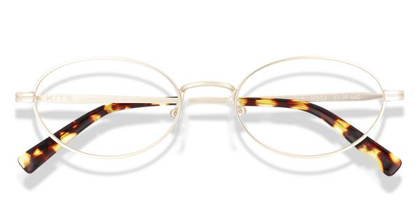 KITS Auden - Matte Gold, Metal, Oval frame