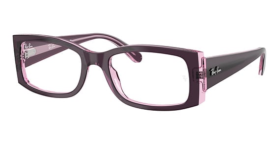Ray-Ban RX5434 MIRIAM - Violet On Transparent Pi, Plastic, Oval frame