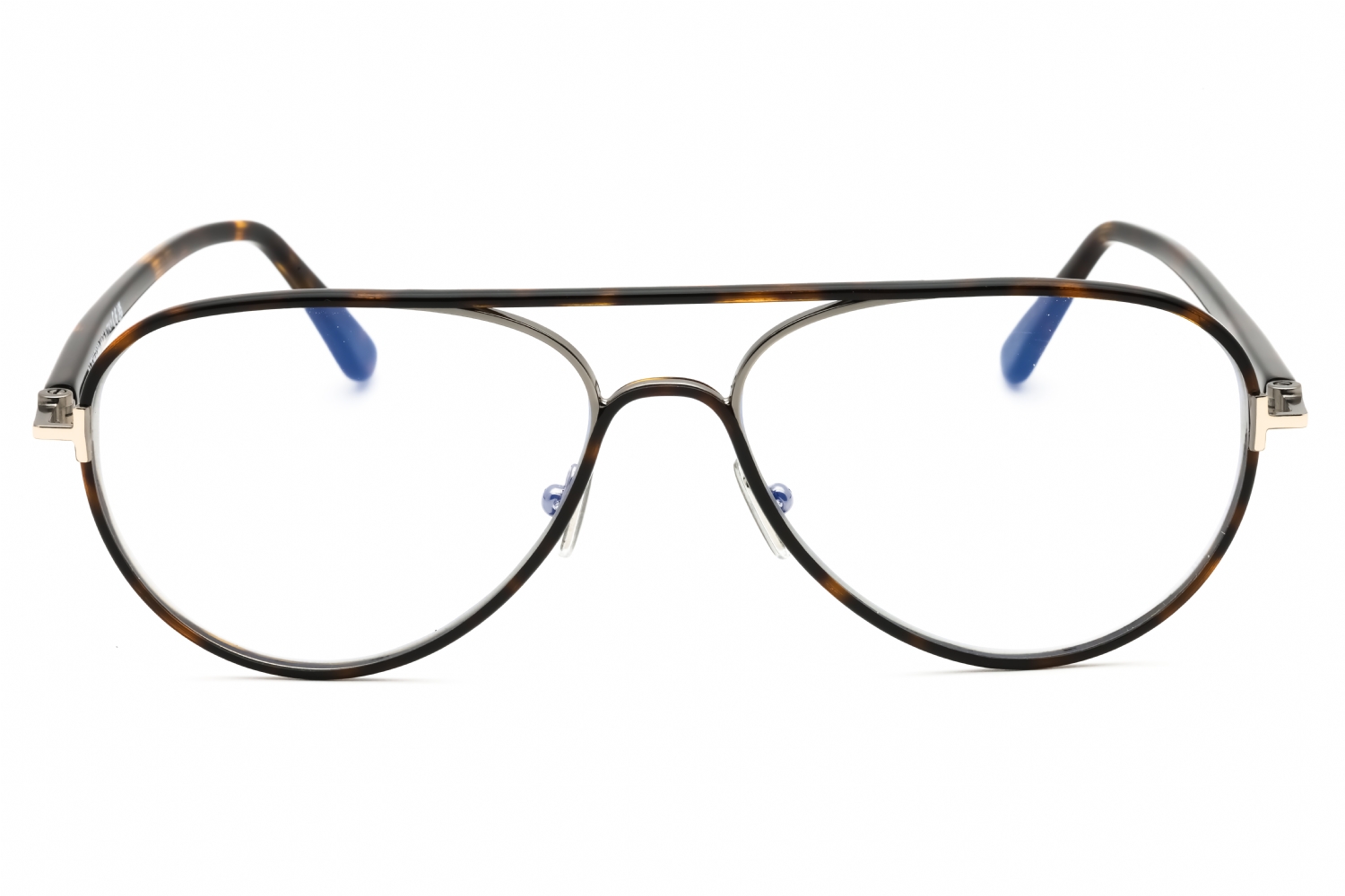 Tom Ford FT5897-B - Dark Havana, Metal, Aviator frame