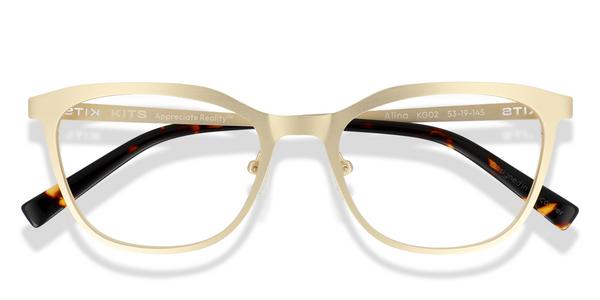 KITS Alina - Matte Gold, Metal, Rectangle frame