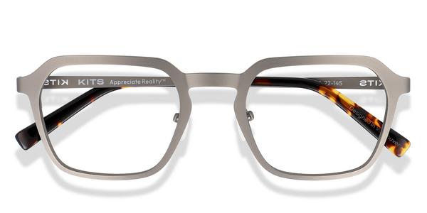 KITS Lucian - Matte Gunmetal, Metal, Rectangle frame