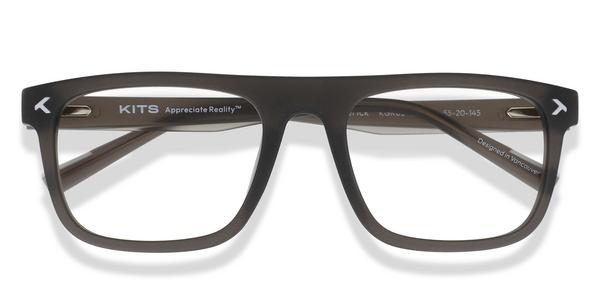 KITS Roderick - Transparent Grey, Plastic, Flat-Top frame