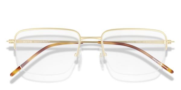 KITS Tamsin - Matte Gold, Stainless Steel, Rimless frame
