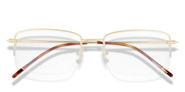 KITS Finian - Matte Gold, Stainless Steel, Rimless frame