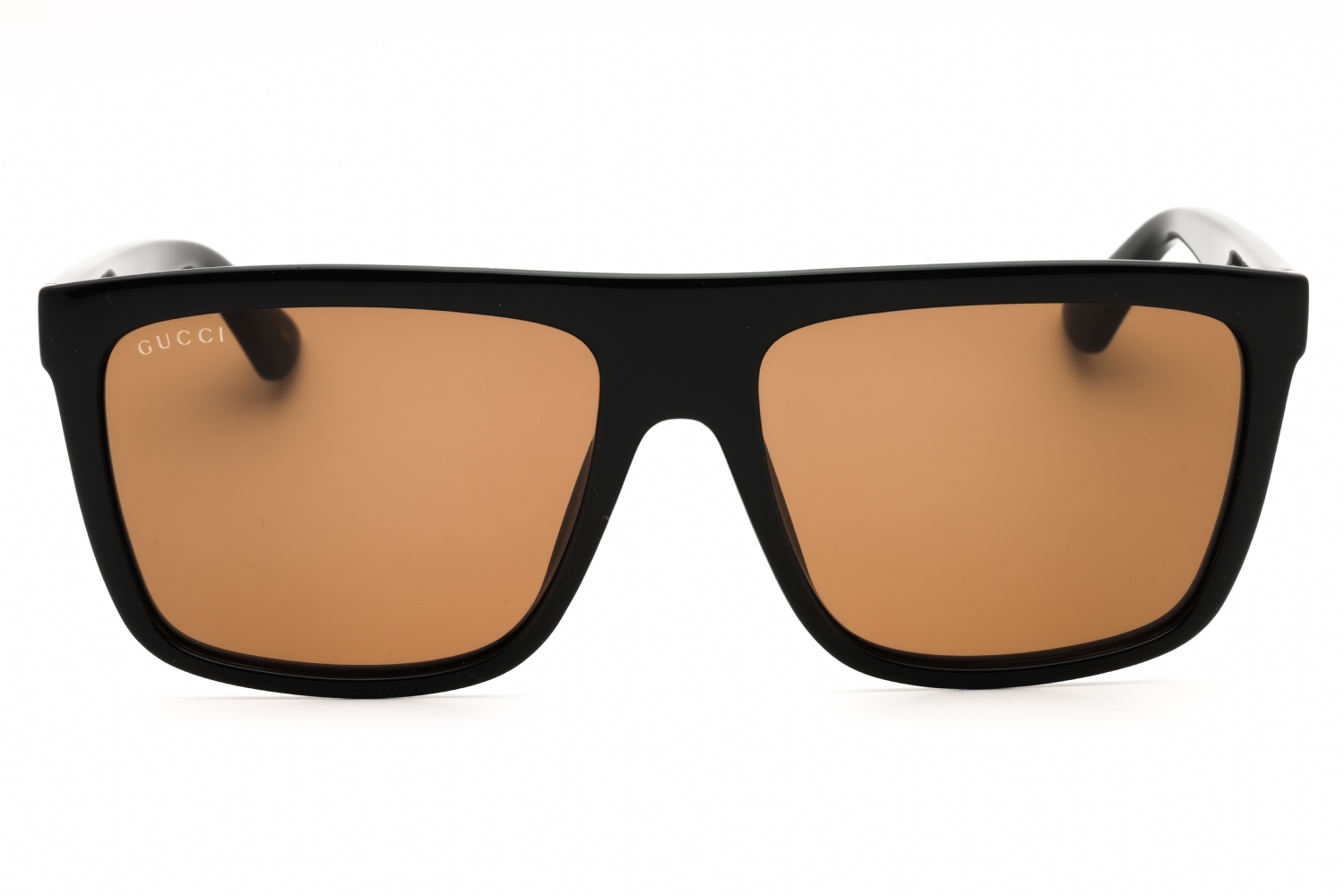 Gucci GG0748S - Black-black-brown, Acetate, Rectangle frame