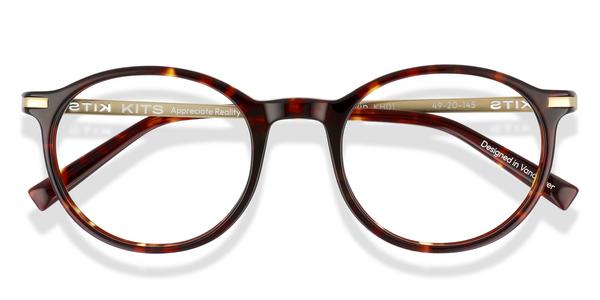 KITS Calvin - Havana, Acetate, Round frame