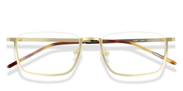 KITS Calix - Gold, Stainless Steel, Rimless frame