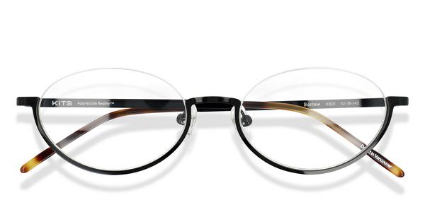KITS Barlow - Black, Stainless Steel, Rimless frame