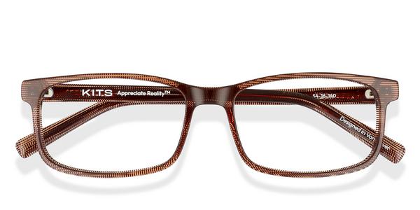 KITS Alcott SE - Brown Dot, Acetate, Rectangle frame