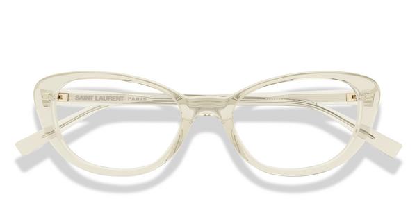 Saint Laurent SL 822 OPT - Yellow, Acetate, Cat Eye frame