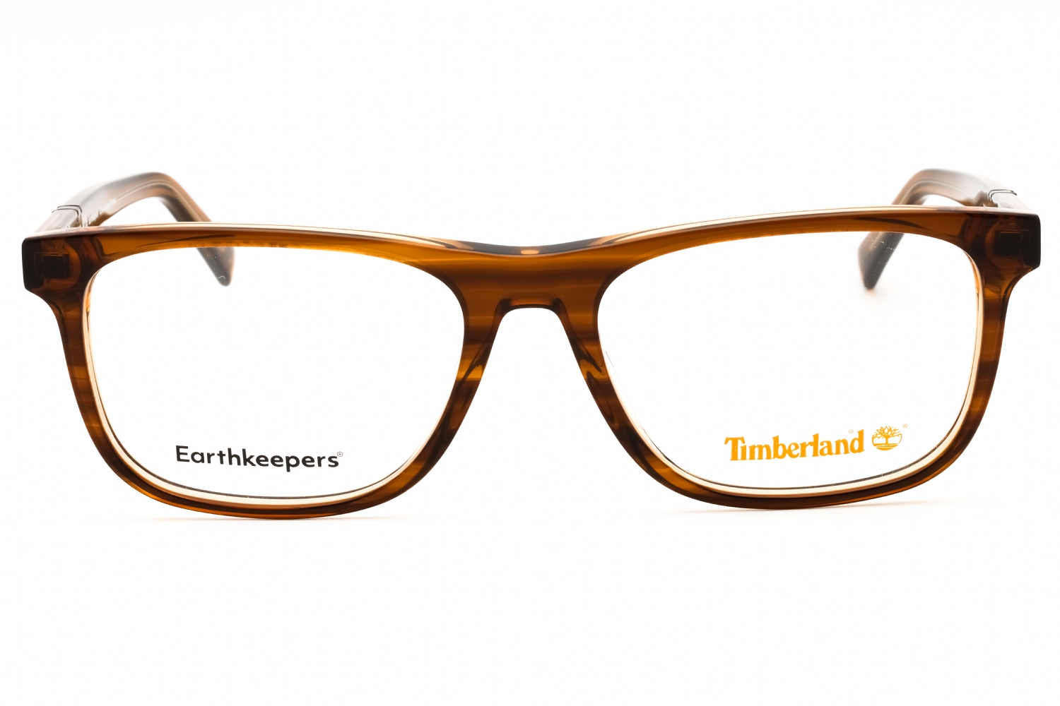 Timberland TB50022 - Shiny Dark Brown, Acetate, Rectangle frame
