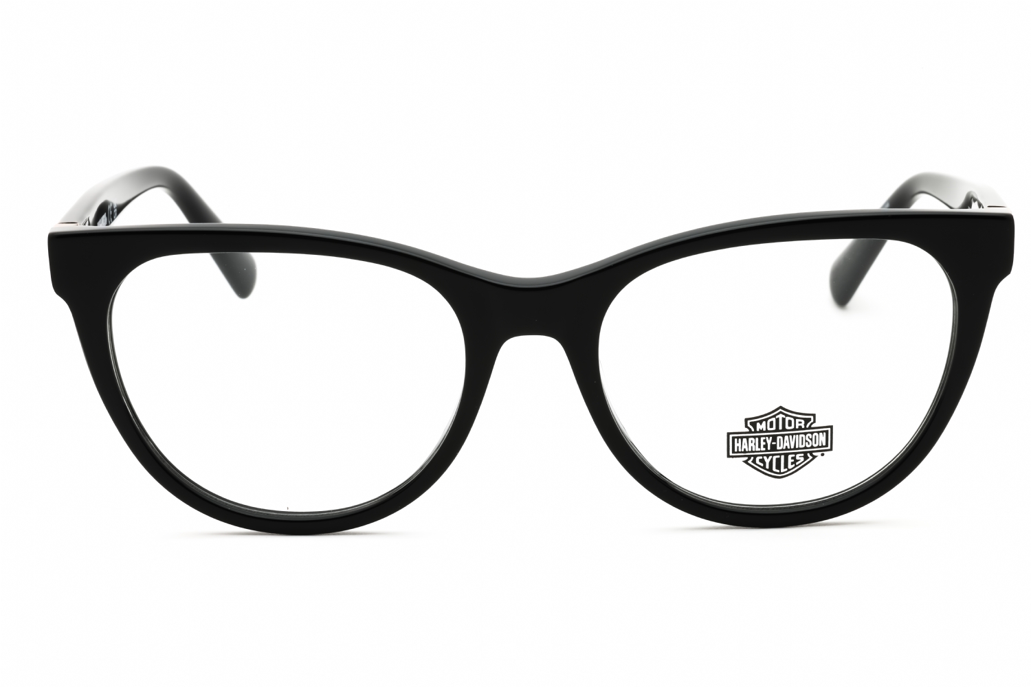 Harley Davidson HD50056 - Shiny Black, Acetate, Round frame