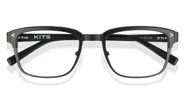KITS Belen - Black / Black, Acetate, Rectangle frame