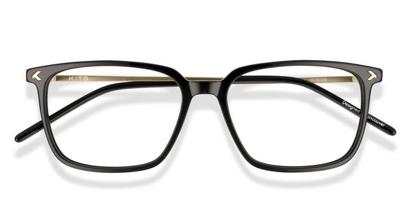 KITS Anwar - Black, Acetate, D Frame frame