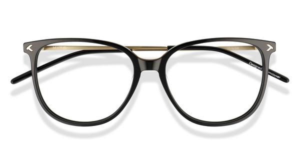 KITS Hira - Black, Acetate, Cat Eye frame
