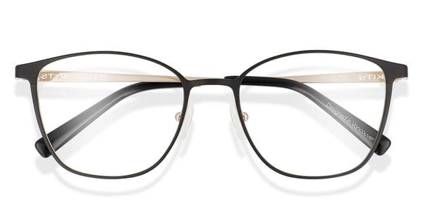 KITS Mirelle - Black / Gold, Stainless Steel, Cat Eye frame