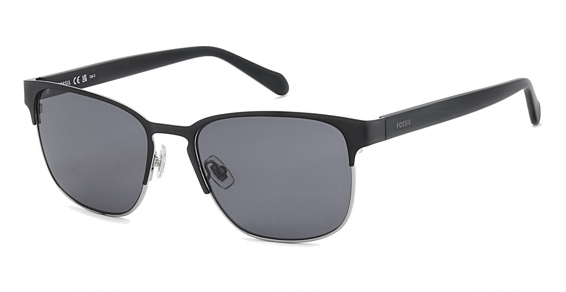 Fossil FOS 2171/G/S - 003ir MTT Black, Stainless Steel, Rectangle frame