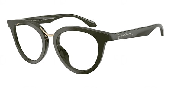 Giorgio Armani AR7289U - Green, Plastic, Round frame