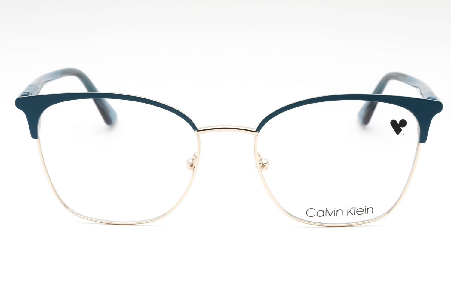 Calvin Klein CK22119 - Petrol, Metal, Rectangle frame