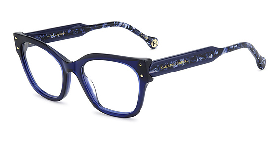 Carolina Herrera HER 0324 - Blue, Acetate, Cat Eye frame