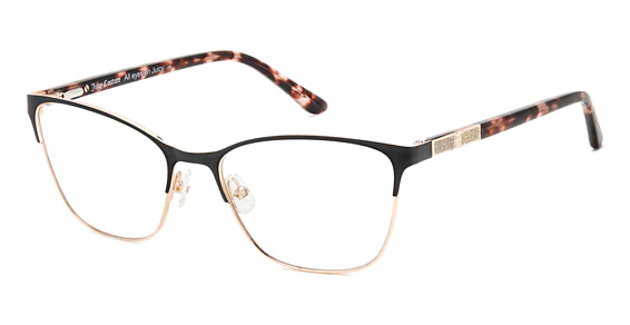 Juicy Couture JU 247/G - Black Pink Havana, Stainless Steel, Rectangle frame