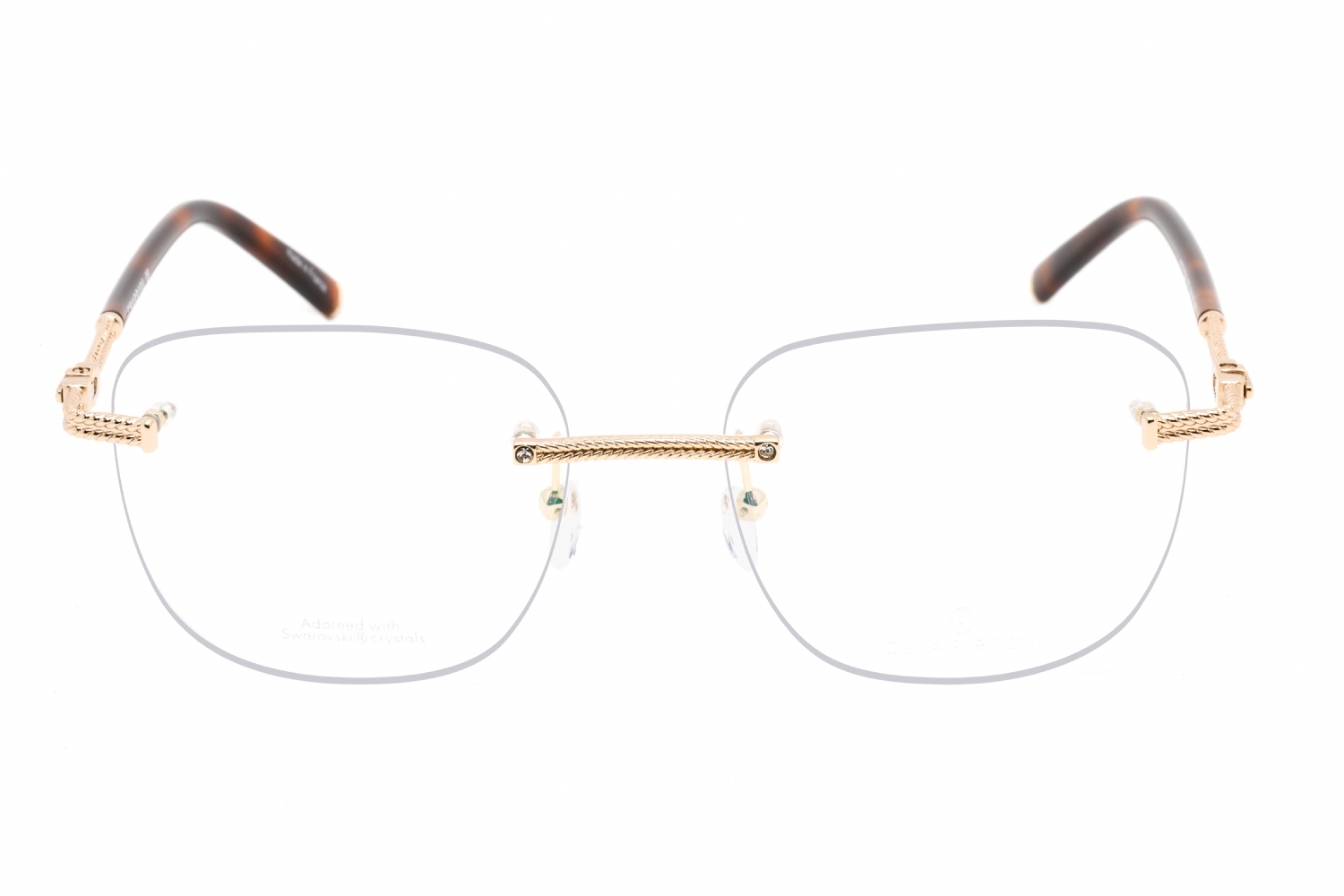 Charriol PC71044 - Shiny Gold, Metal, Rimless frame