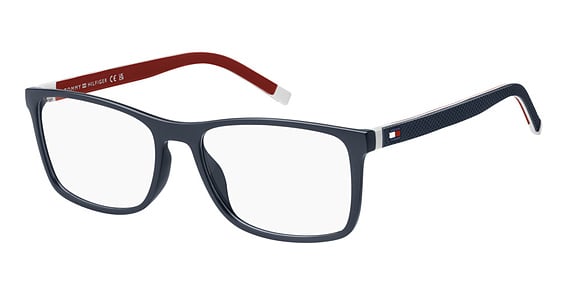 Tommy Hilfiger TH 1785 - Blue, Plastic, Rectangle frame