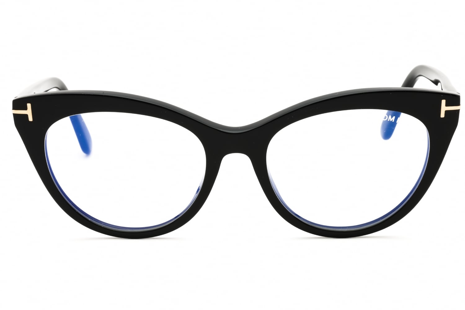 Tom Ford FT6091-B - Shiny Black/clear, Acetate, Cat Eye frame