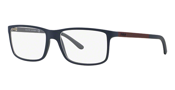 Polo PH2126 - Matte Navy Blue, Acetate, Rectangle frame