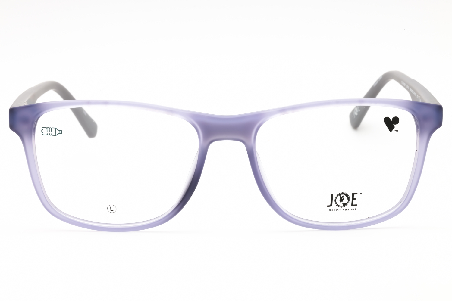 Joe optical JOE4101 - Smoke Crystal, Acetate, Rectangle frame
