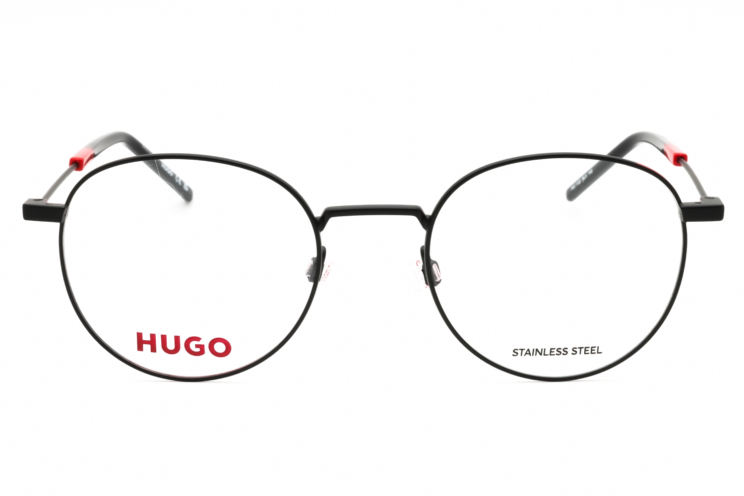 HUGO HG 1122 - MT BLK RD, Metal, Round frame