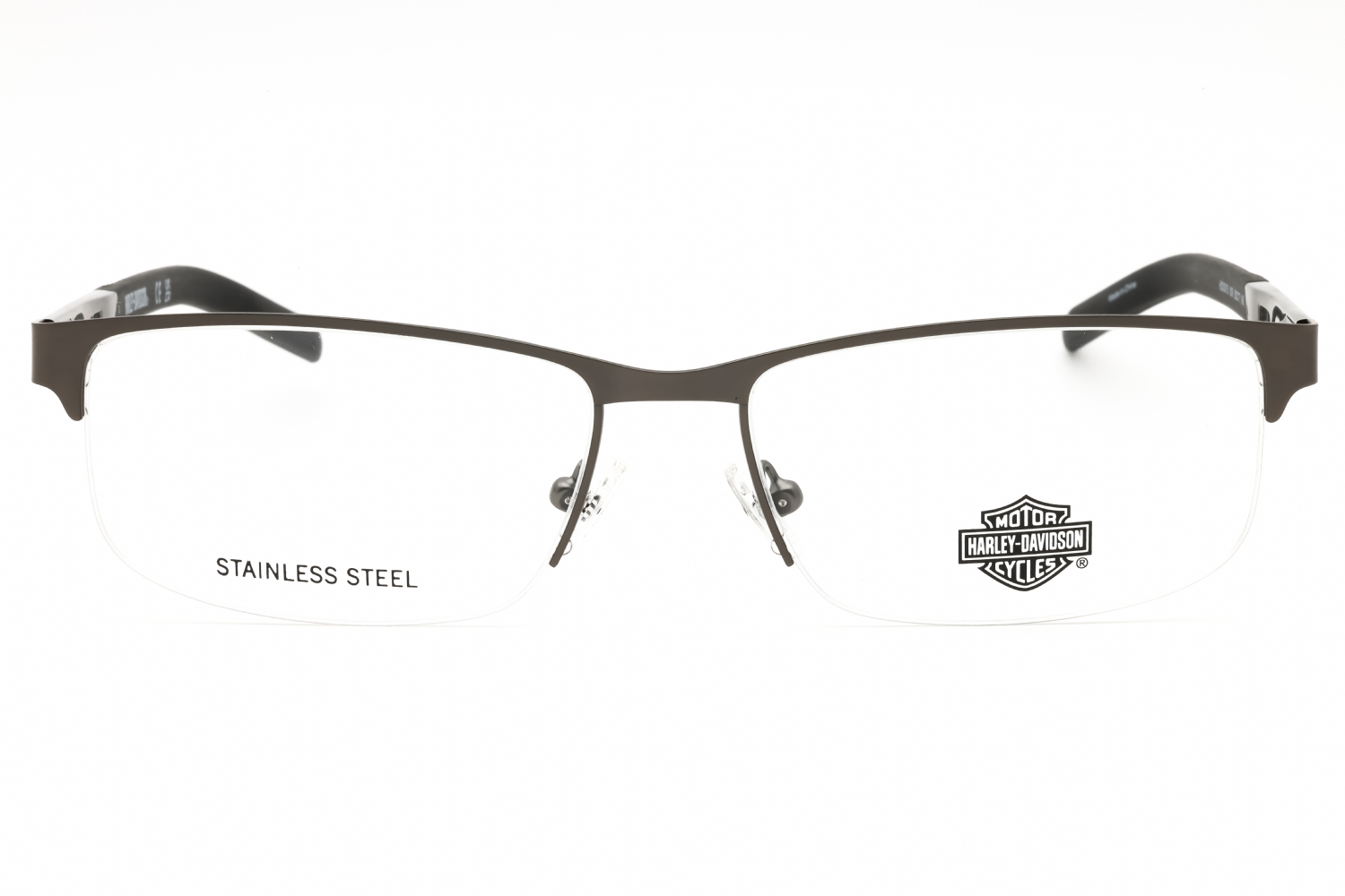 Harley Davidson HD00015 - Matte Gunmetal, Metal, Rectangle frame
