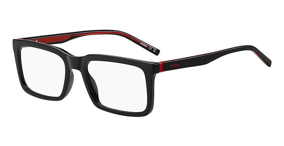 HUGO HG 1317 - Black, Plastic, Rectangle frame