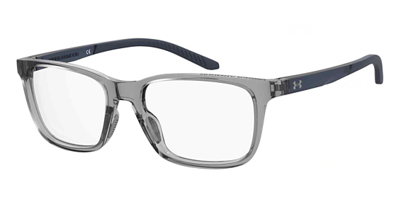 Under Armour UA 5055 - Grey Multicolored, Plastic, Rectangle frame
