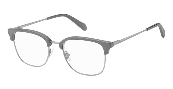 Fossil FOS 7078/G - Matte Black Dark Ruthenium, Stainless Steel, Mixed Shapes frame