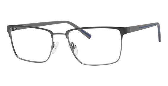 Liz Claiborne CB 283 - Matte Grey, Stainless Steel, Rectangle frame