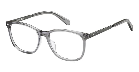 Fossil FOS 6091 - Crystal Grey, Acetate, Rectangle frame