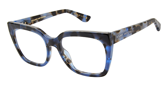 Stuart Weitzman WZN 1008/G - Blue Havana, Acetate, Rectangle frame