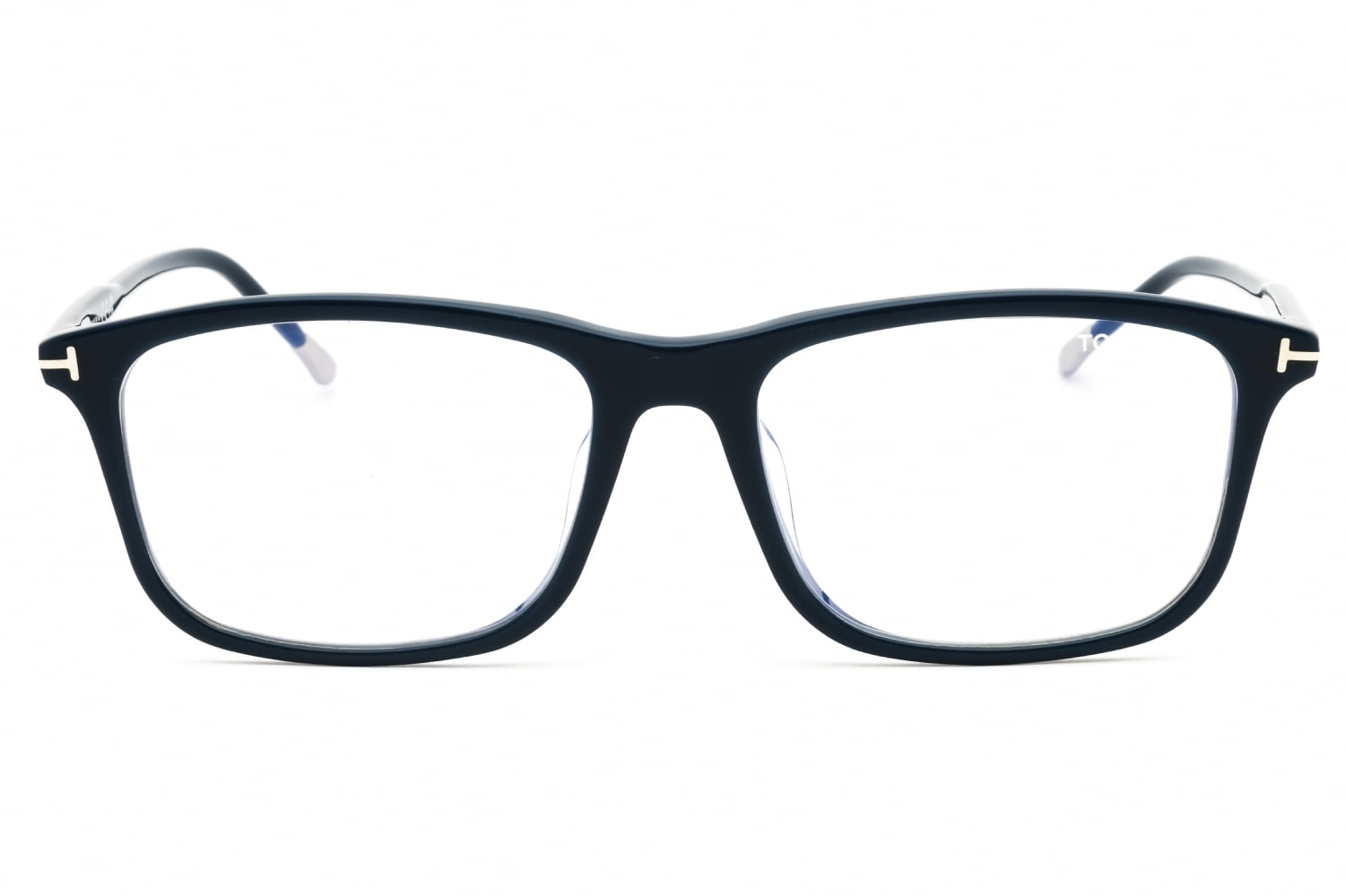 Tom Ford FT5646-D-B - Shiny Blue, Acetate, Rectangle frame