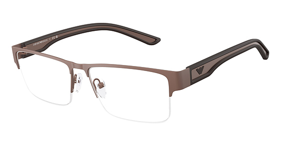 Emporio Armani EA1182 - Rubberized Matte Bronze, Metal, Rectangle frame