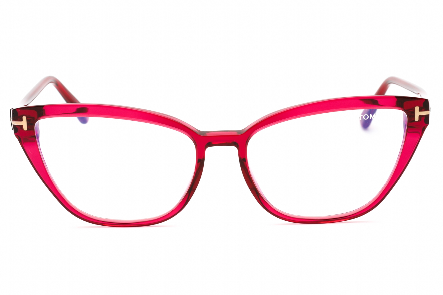 Tom Ford FT5825-B - Shiny Fuxia/clear, Acetate, Cat Eye frame