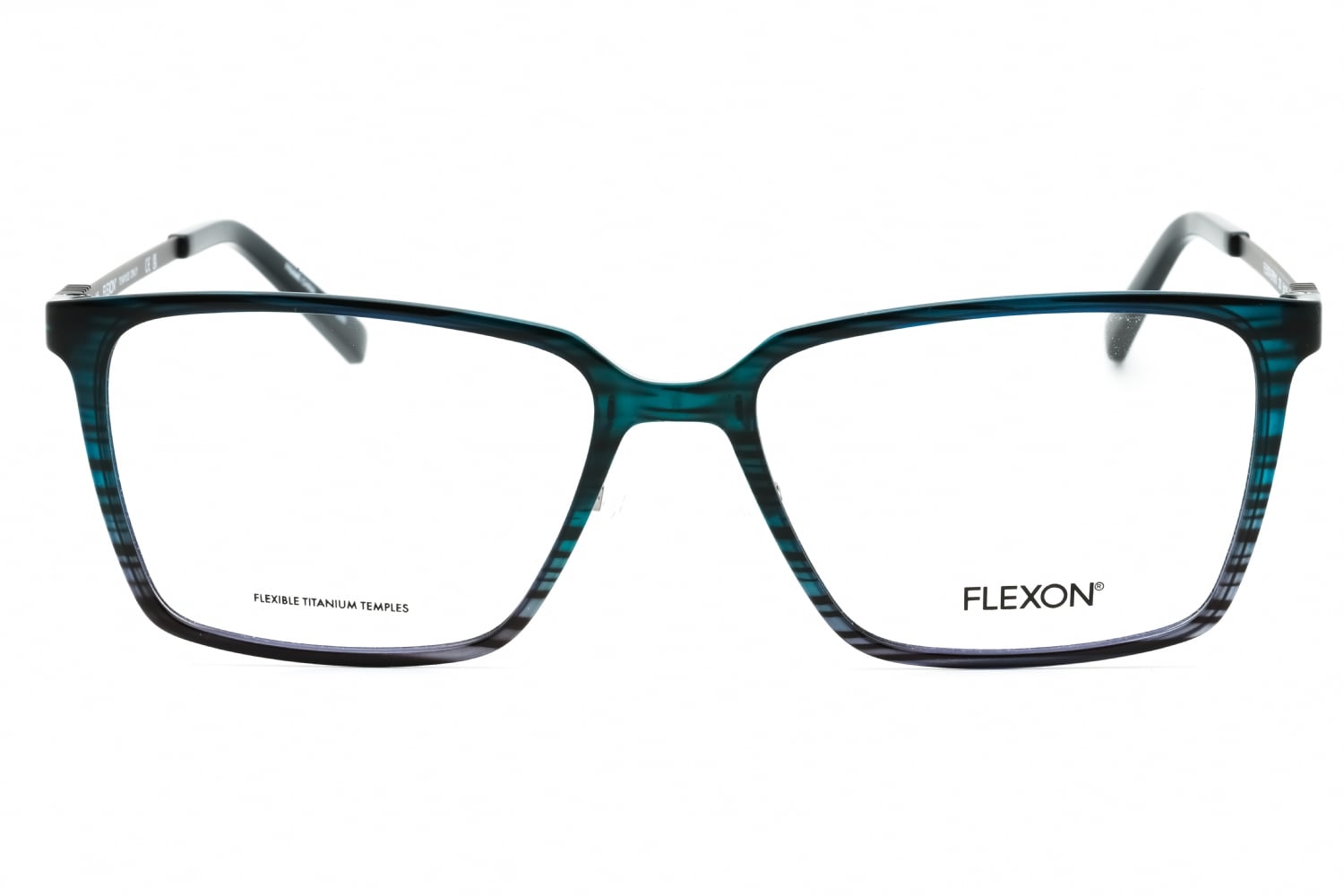 Flexon FLEXON EP8010 - Teal/grey Gradient, Acetate, Rectangle frame