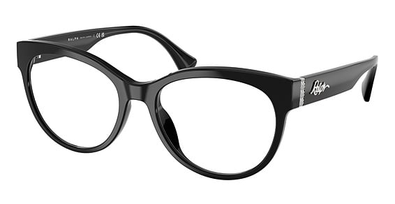 Ralph Lauren RA7173U - Shiny Black, Plastic, Oval frame