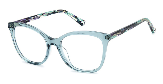 Juicy Couture JU 274 - Crystal Teal, Acetate, Rectangle frame