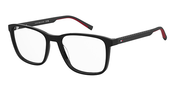 Tommy Hilfiger TH 2318/US - Matte Black, Acetate, Rectangle frame