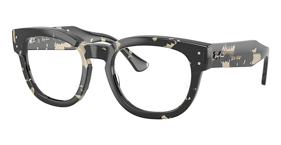 Ray-Ban RX0298V MEGA HAWKEYE - Grey Havana, Plastic, Oval frame